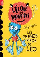 Couverture du livre « Les grands pieds de leo » de Sally Rippin aux éditions Dominique Et Compagnie