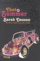 Couverture du livre « That summer » de Sarah Dessen aux éditions Children Pbs