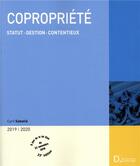 Couverture du livre « Copropriété ; statut, gestion, contentieux (édition 2018/2019) » de Cyril Sabatie aux éditions Delmas