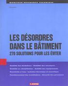 Couverture du livre « Les Desordres Dans Le Batiment » de Socotec aux éditions Le Moniteur