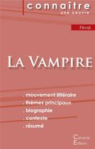 Couverture du livre « La vampire, de Paul Féval » de  aux éditions Editions Du Cenacle