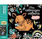 Couverture du livre « Ma premiere pochette d'artiste - mes coloriages velours » de Nancy Leschnikoff aux éditions Philippe Auzou