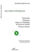 Couverture du livre « Oeuvres poétiques » de Abdoulaye Mamani aux éditions L'harmattan