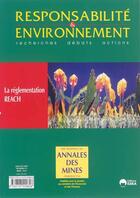 Couverture du livre « REVUE RESPONSABILITE & ENVIRONNEMENT » de Annales Des Min aux éditions Eska