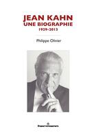 Couverture du livre « Jean Kahn, une biographie ; 1929-2013 » de Philippe Olivier aux éditions Hermann