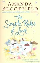 Couverture du livre « The simple rules of love » de Brookfield Amanda aux éditions Adult Pbs