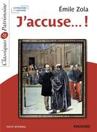 Couverture du livre « J'accuse » de Émile Zola aux éditions Magnard