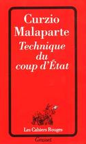 Couverture du livre « Technique Du Coup D'Etat » de C Palaparte aux éditions Grasset Et Fasquelle