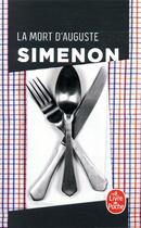 Couverture du livre « La mort d'Auguste » de Georges Simenon aux éditions Le Livre De Poche