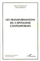 Couverture du livre « Les transformations du capitalisme contemporain » de Gilles Rasselet aux éditions L'harmattan