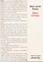 Couverture du livre « Mon amie Flicka » de Mary O'Hara aux éditions Calmann-levy