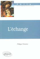 Couverture du livre « Echange (l') » de Philippe Fontaine aux éditions Ellipses