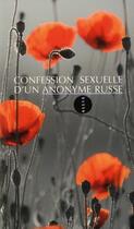 Couverture du livre « Confession sexuelle d'un anonyme russe » de Anonyme aux éditions Allia