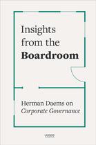 Couverture du livre « Insights from the boardroom » de Daems Herman aux éditions Lannoo