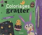 Couverture du livre « Coloriages a gratter : paques » de Maude Guesne aux éditions Larousse