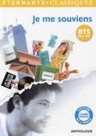 Couverture du livre « Je me souviens ; programme BTS 2016-2017 » de Gregoire Schmitzberger et Elise Chedevile aux éditions Flammarion