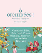 Couverture du livre « Ô orchidées ; un herbier littéraire » de Pascale De Trazegnies aux éditions Flammarion