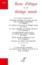 Couverture du livre « Revue d'ethique et de theologie morale - numero 309 » de  aux éditions Cerf