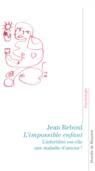 Couverture du livre « L'impossible enfant - l'infertilite est-elle une maladie d'amour ? » de Jean Reboul aux éditions Desclee De Brouwer