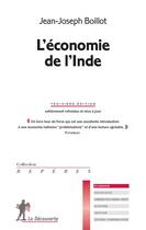 Couverture du livre « L'économie de l'Inde » de Jean-Joseph Boillot aux éditions La Decouverte