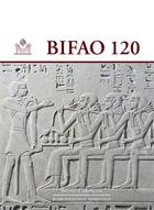 Couverture du livre « BIFAO t.120 » de  aux éditions Ifao