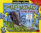 Couverture du livre « Folles bestioles ; livre puzzle » de Arnold/De Saulles aux éditions Le Pommier