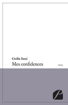 Couverture du livre « Mes confidences » de Cecilia Tanzi aux éditions Editions Du Panthéon