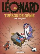 Couverture du livre « Léonard Tome 40 : trésor de génie » de Bob De Groot et Turk aux éditions Lombard