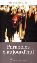 Couverture du livre « Paraboles d aujourd'hui » de Boulad H aux éditions Saint Augustin