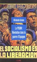 Couverture du livre « Poum : revolution dans la guerre d'espagne » de Solano W aux éditions Syllepse