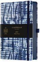 Couverture du livre « Agenda journalier grand format shibori jute » de Castelli aux éditions Castelli Milano