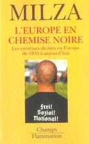 Couverture du livre « L'europe en chemise noire » de Pierre Milza aux éditions Flammarion