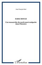 Couverture du livre « Sable rouge » de Jean François Baré aux éditions Editions L'harmattan