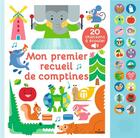 Couverture du livre « Mon premier recueil de comptines » de Ella Bailey et Marion Cocklico et Sarah Andreacchio et Satake Shunsuke aux éditions Milan