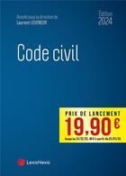 Couverture du livre « Code civil (édition 2024) » de Laurent Leveneur et Jean-Jacques Ansault et Charlotte Goldie-Genicon et Sabine Mazeaud-Leveneu aux éditions Lexisnexis