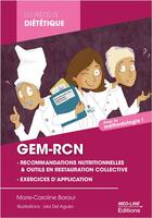Couverture du livre « Les précis de diététique GEM-RCN » de Marie-Caroline Baraut aux éditions Med-line