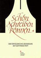 Couverture du livre « Schon schreiben konnen » de Gottfried Pott aux éditions Hermann Schmidt