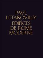 Couverture du livre « Paul letarouilly edifices de rome moderne (paperback) » de Letarouilly Paul aux éditions Princeton Architectural