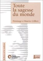 Couverture du livre « Toute la sagesse du monde » de Francoise Mies aux éditions Lessius