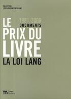 Couverture du livre « Le prix du livre, 1981-2006 ; la loi Lang » de  aux éditions Imec