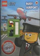 Couverture du livre « Lego city ; busy airport activity book with lego minifigure » de  aux éditions Ladybird