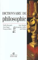 Couverture du livre « Dictionnaire De Philosophie ; 2e Edition » de Noella Baraquin aux éditions Armand Colin