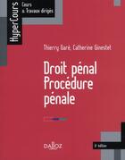 Couverture du livre « Droit pénal, procédure pénale (6e édition) » de Catherine Ginestet et Thierry Gare aux éditions Dalloz