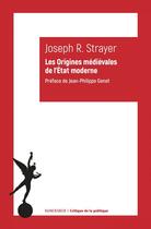 Couverture du livre « Les origines médiévales de l'Etat moderne » de Joseph R. Strayer aux éditions Klincksieck