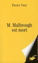 Couverture du livre « M. Malbrough est mort » de Very-P aux éditions Editions Du Masque