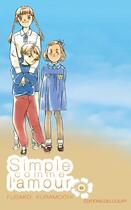 Couverture du livre « Simple comme l'amour t.8 » de Fusako Kuramochi aux éditions Delcourt