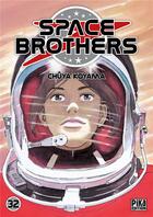 Couverture du livre « Space brothers Tome 32 » de Chuya Koyama aux éditions Pika