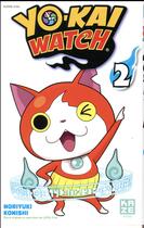 Couverture du livre « Yo-Kai Watch Tome 2 » de Noriyuki Konishi aux éditions Crunchyroll