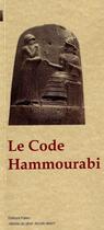 Couverture du livre « Le code Hammourabi » de Charles Kenney aux éditions Paleo