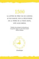 Couverture du livre « 1500 » de Pero Vaz De Caminha aux éditions Chandeigne